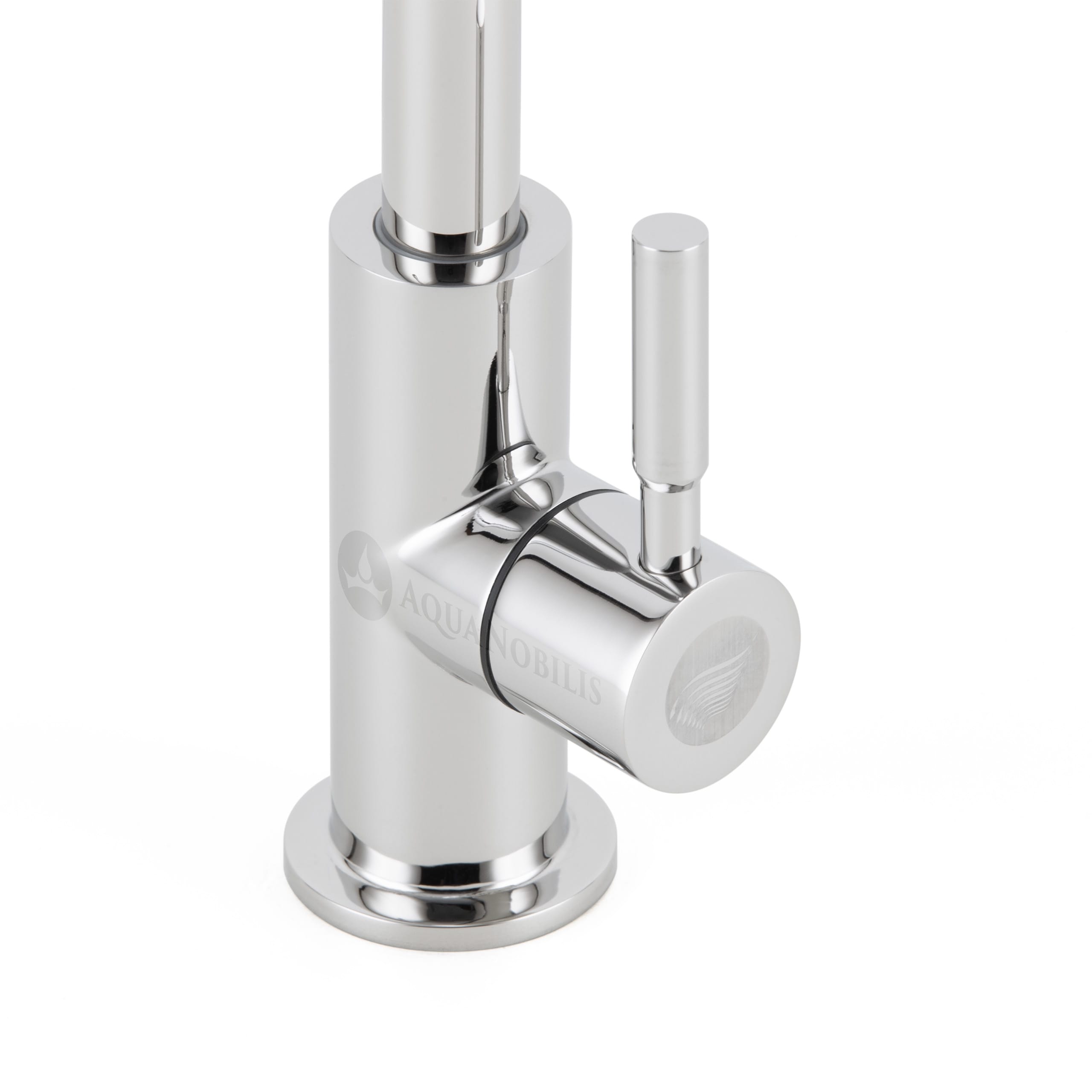 Prime Inventions 1 Wege Edelstahl Wasserhahn - glänzend - Detail Bedienhebel