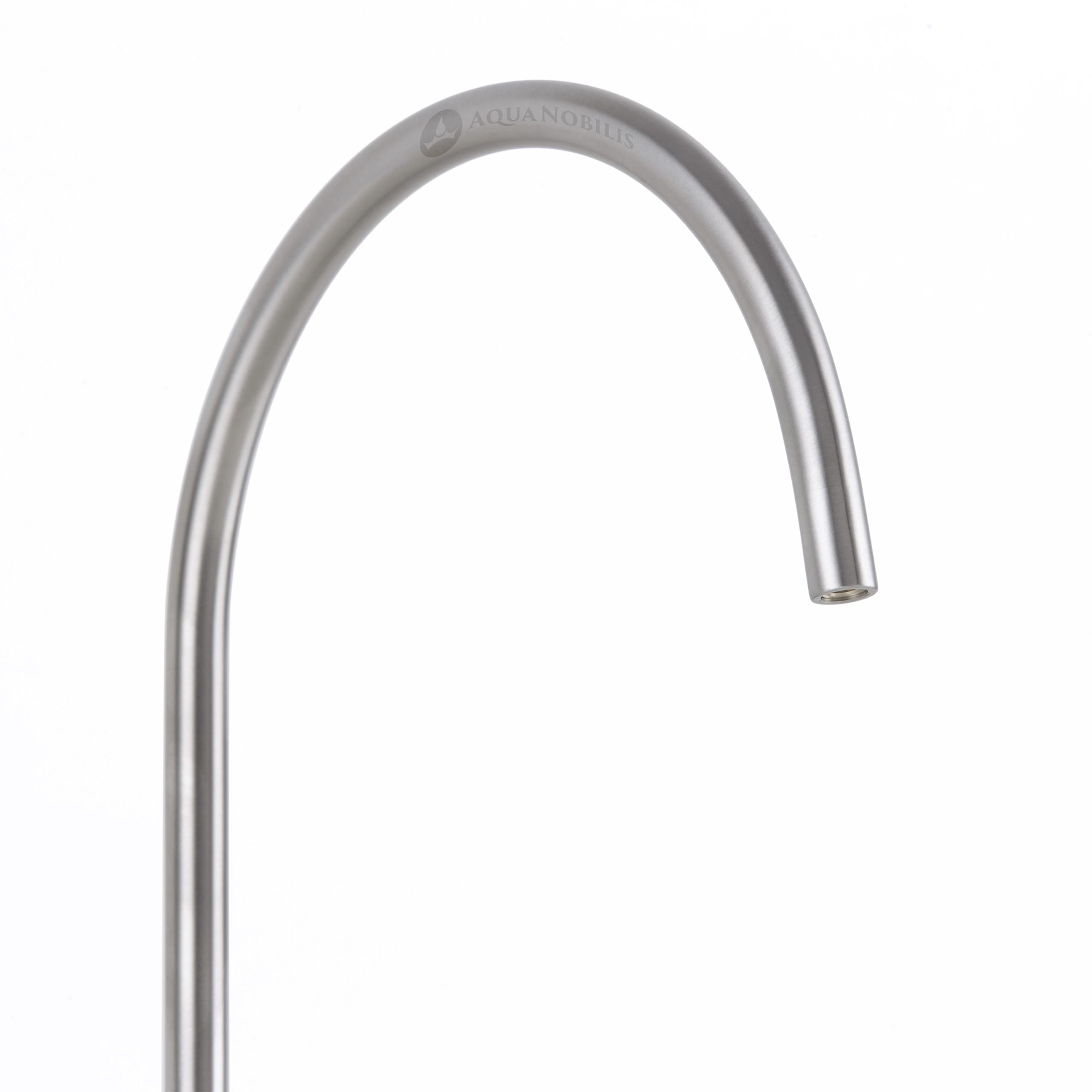 Vizio 1 Wege Edelstahl Wasserhahn - matt - Detail Auslauf